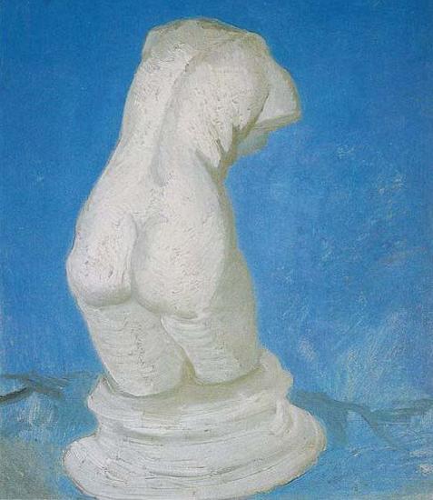 Vincent Van Gogh Plaster-Torso (female) in back view oil painting image